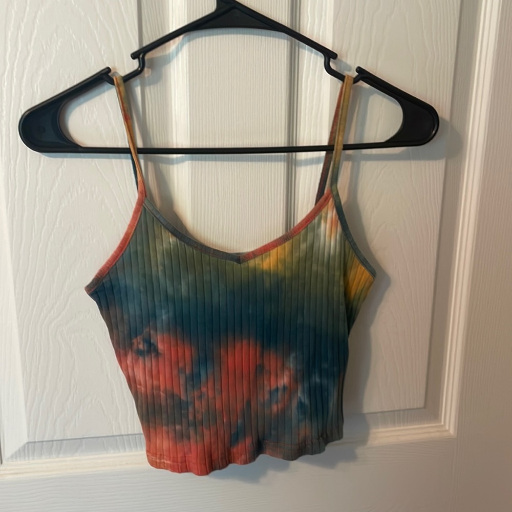 Tie Dye Ribbed Tank